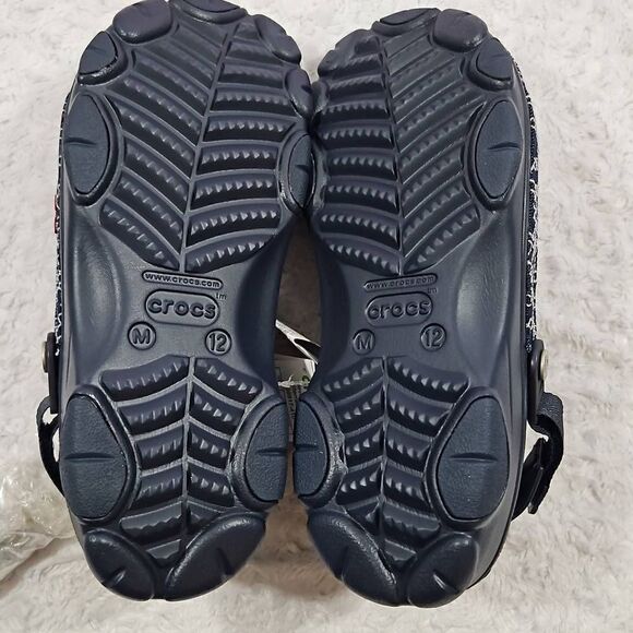 LEVI'S X CROCS ALL TERRAIN CLOG men's 12 with 3 Collectable Jibbitz Charms Inclu - Picture 5 of 10
